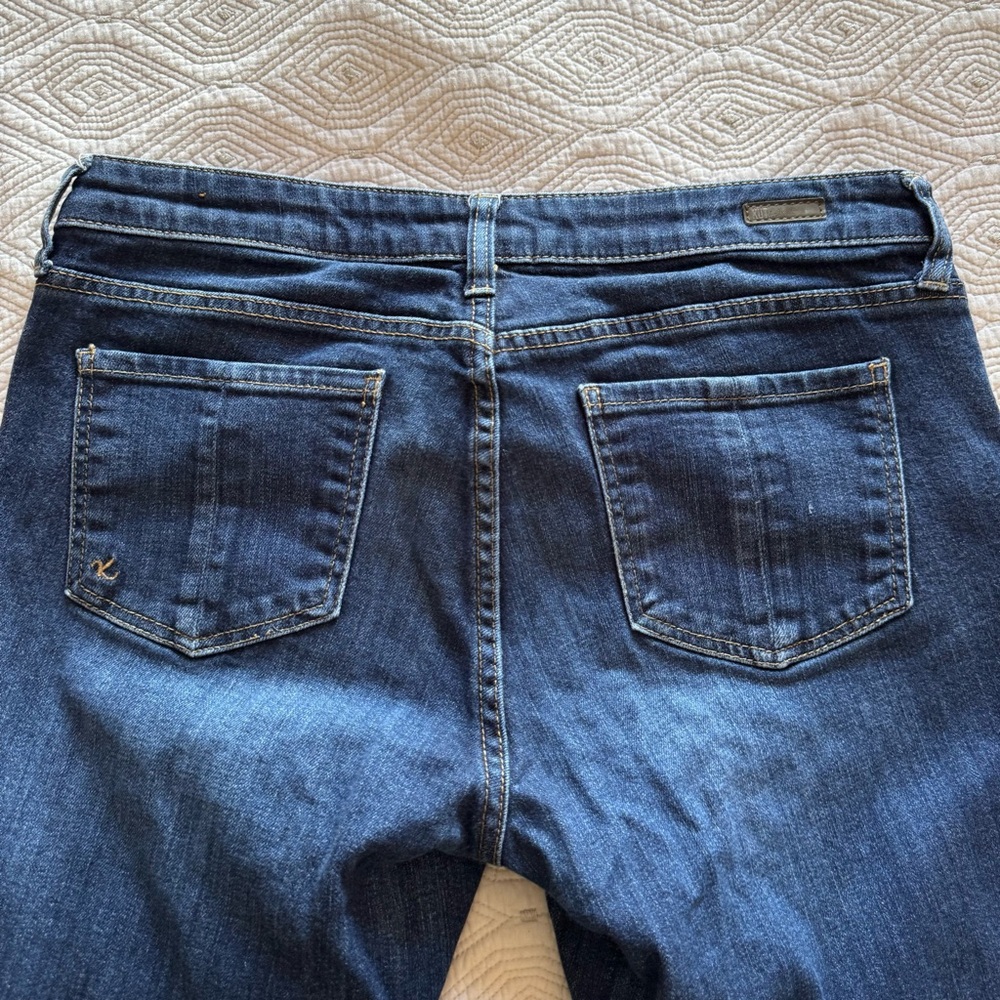 Kut from the Kloth Catherine Boyfriend Jeans Straight Leg Mid Rise Denim Sz 8 - Picture 8 of 16